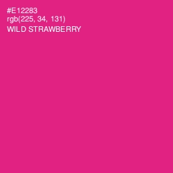 #E12283 - Wild Strawberry Color Image