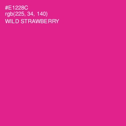 #E1228C - Wild Strawberry Color Image