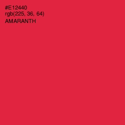 #E12440 - Amaranth Color Image