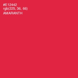 #E12442 - Amaranth Color Image