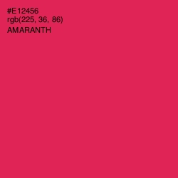 #E12456 - Amaranth Color Image