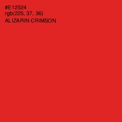 #E12524 - Alizarin Crimson Color Image