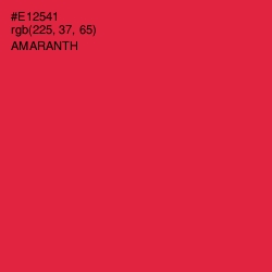 #E12541 - Amaranth Color Image