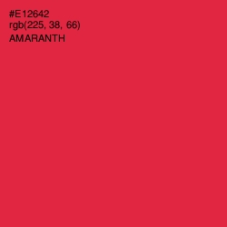 #E12642 - Amaranth Color Image