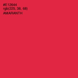 #E12644 - Amaranth Color Image