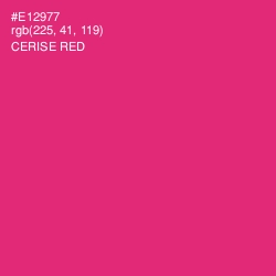 #E12977 - Cerise Red Color Image
