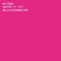 #E12983 - Wild Strawberry Color Image