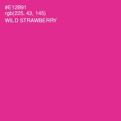 #E12B91 - Wild Strawberry Color Image