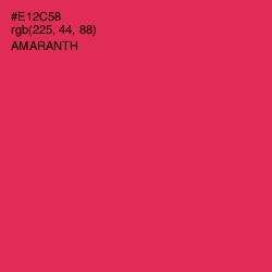 #E12C58 - Amaranth Color Image