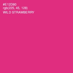 #E12D80 - Wild Strawberry Color Image