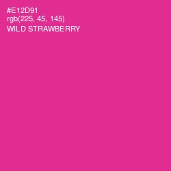 #E12D91 - Wild Strawberry Color Image