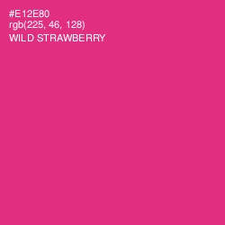 #E12E80 - Wild Strawberry Color Image