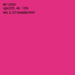 #E12E81 - Wild Strawberry Color Image