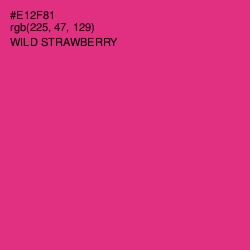 #E12F81 - Wild Strawberry Color Image