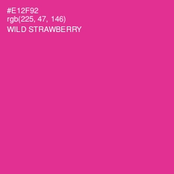 #E12F92 - Wild Strawberry Color Image