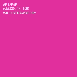 #E12F9E - Wild Strawberry Color Image