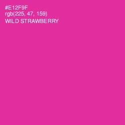 #E12F9F - Wild Strawberry Color Image