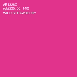 #E1328C - Wild Strawberry Color Image