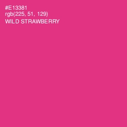 #E13381 - Wild Strawberry Color Image