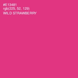 #E13481 - Wild Strawberry Color Image