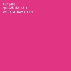 #E13483 - Wild Strawberry Color Image