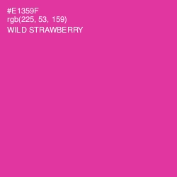 #E1359F - Wild Strawberry Color Image