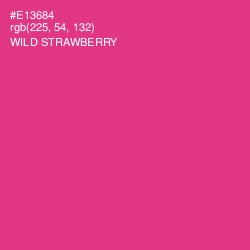 #E13684 - Wild Strawberry Color Image