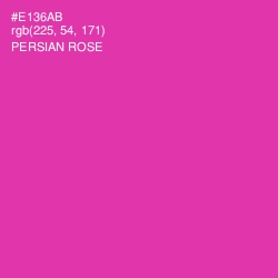 #E136AB - Persian Rose Color Image