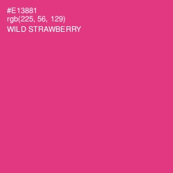 #E13881 - Wild Strawberry Color Image