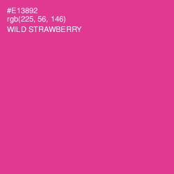 #E13892 - Wild Strawberry Color Image