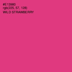 #E13980 - Wild Strawberry Color Image