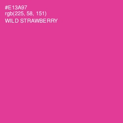 #E13A97 - Wild Strawberry Color Image