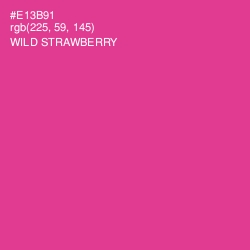 #E13B91 - Wild Strawberry Color Image