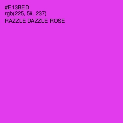 #E13BED - Razzle Dazzle Rose Color Image