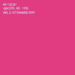 #E13C81 - Wild Strawberry Color Image