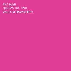 #E13C96 - Wild Strawberry Color Image