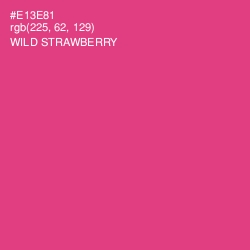#E13E81 - Wild Strawberry Color Image