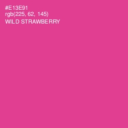 #E13E91 - Wild Strawberry Color Image