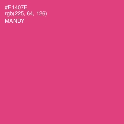 #E1407E - Mandy Color Image