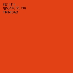 #E14114 - Trinidad Color Image