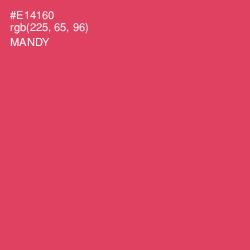 #E14160 - Mandy Color Image