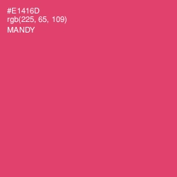 #E1416D - Mandy Color Image