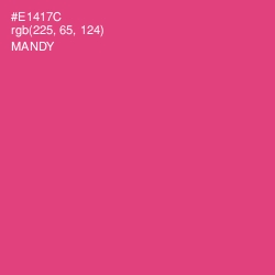 #E1417C - Mandy Color Image