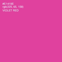 #E1419E - Violet Red Color Image