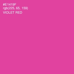 #E1419F - Violet Red Color Image