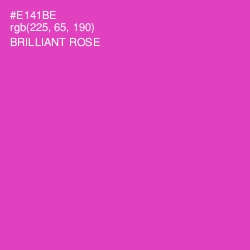 #E141BE - Brilliant Rose Color Image