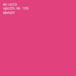 #E1427D - Mandy Color Image