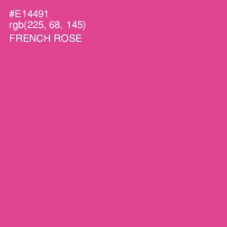 #E14491 - French Rose Color Image