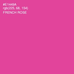 #E1449A - French Rose Color Image