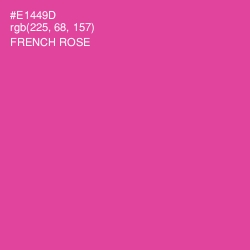 #E1449D - French Rose Color Image